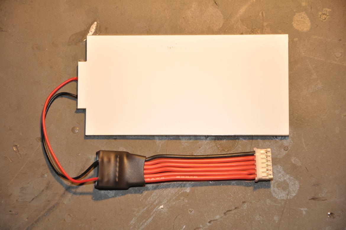 Spektrum DX6i med backlight - Turnigy 9X LCD Backlight Kit - Blue  billede 2