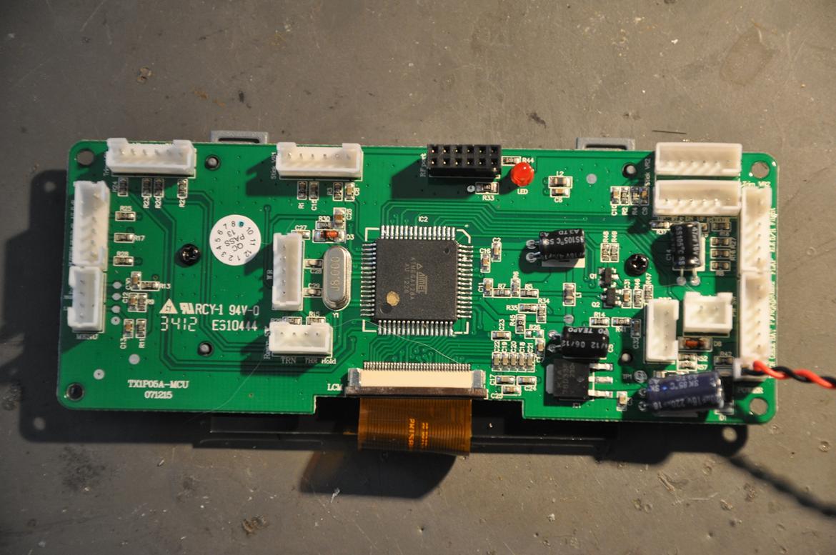 Spektrum DX6i med backlight - Hovedprint med display. billede 13