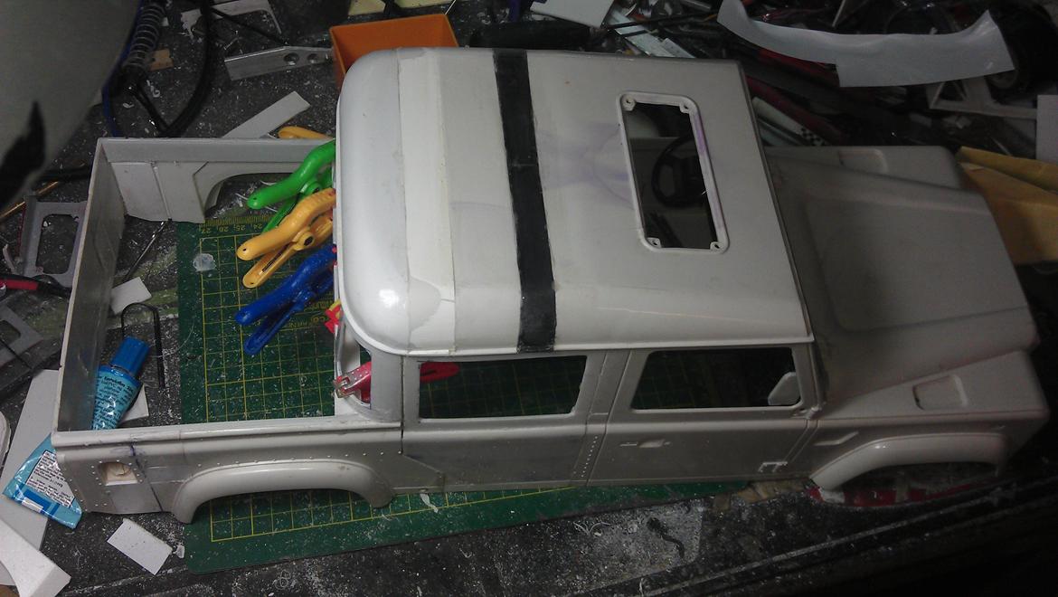 110" Land Rover pic-up crew-cap billede 6