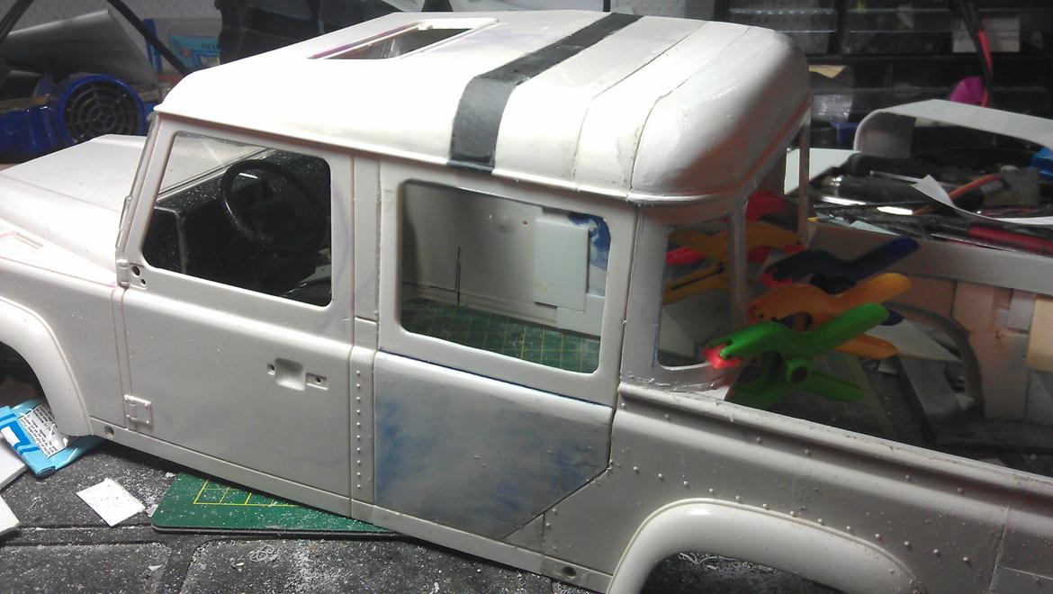 110" Land Rover pic-up crew-cap billede 8