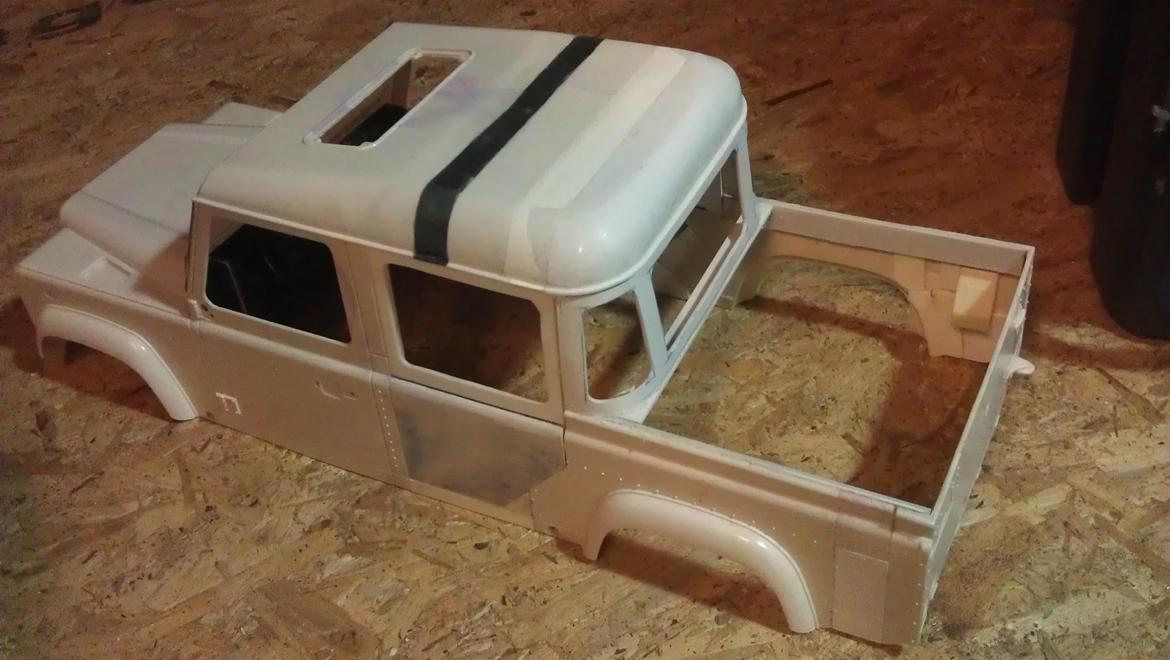 110" Land Rover pic-up crew-cap billede 11