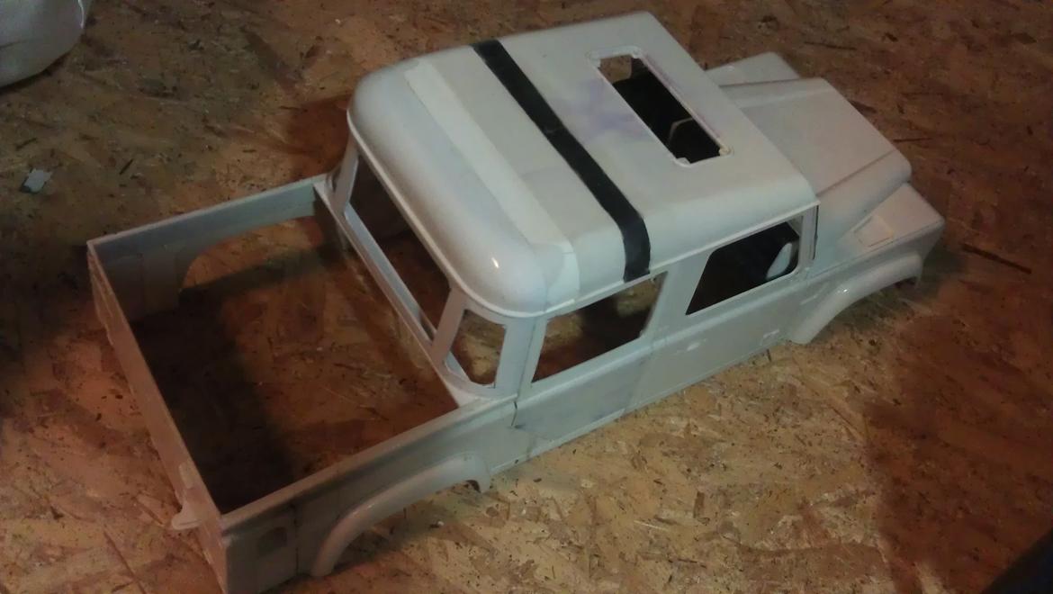 110" Land Rover pic-up crew-cap billede 12