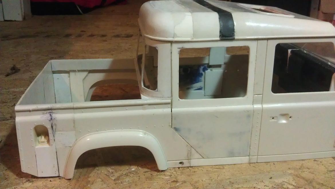 110" Land Rover pic-up crew-cap billede 13