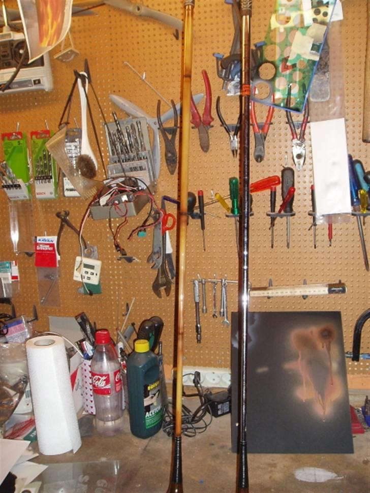 Div Airbrush - Golfkølle malet som træ. billede 17