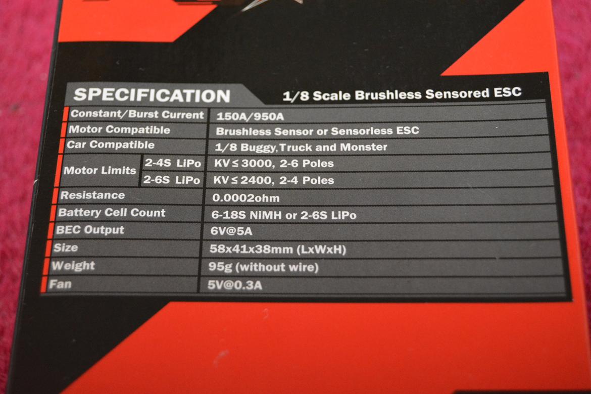 Turnigy Trackstar 150A GenII billede 13