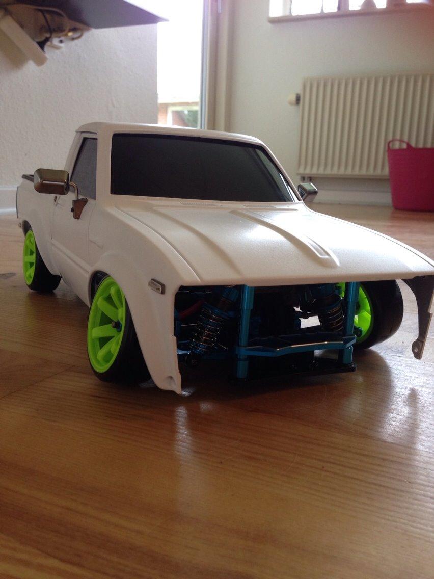 Tamiya hilux drift body !!! billede 1