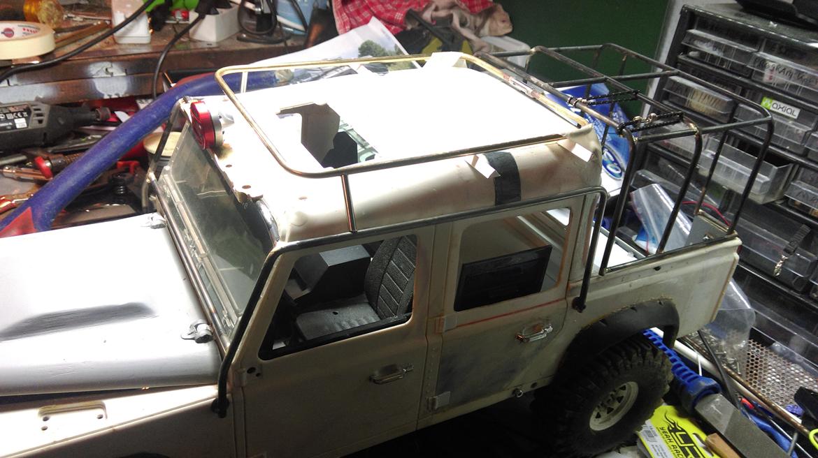 110" Land Rover pic-up crew-cap billede 39