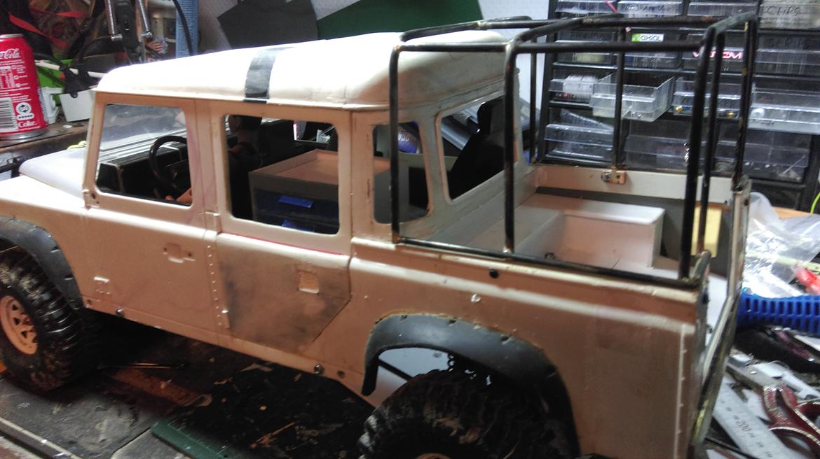 110" Land Rover pic-up crew-cap billede 35