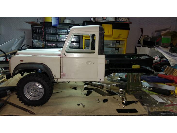 110" Land Rover pickup. - starten på et nyt projekt.  billede 95