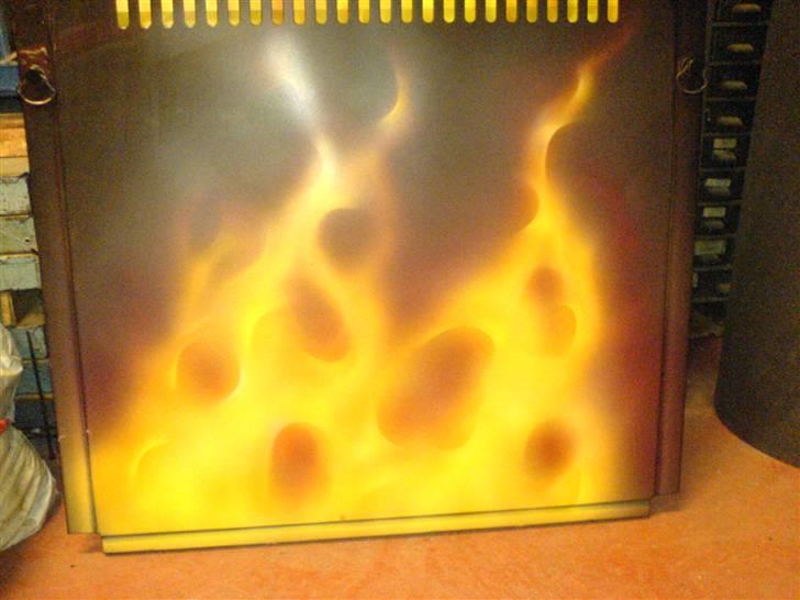 Div Airbrush - Sideplade til min svejser
Dårlig billede med mobil blitz. før klarlak billede 21