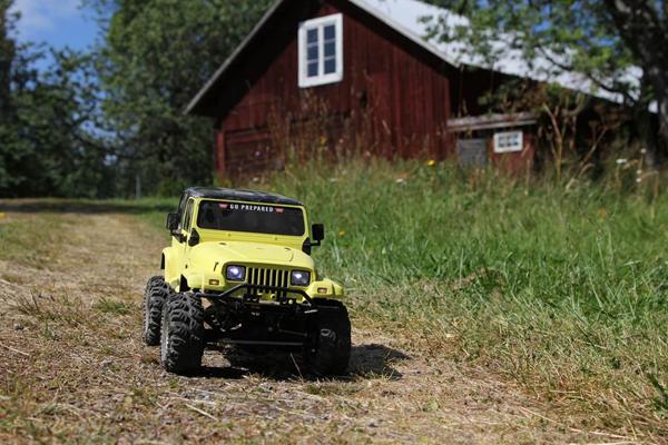 Jeg har testet min Jeep i Sverige :)