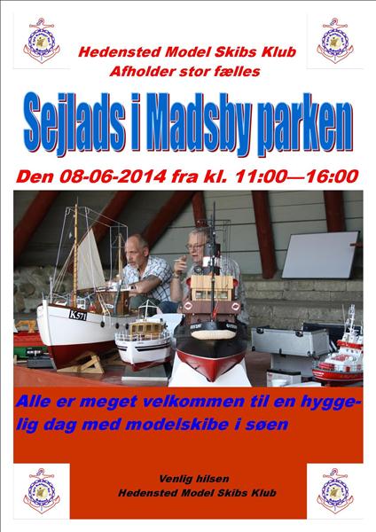 Sejlads i Madsby Parken 2014