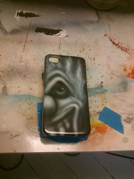 iphone cover airbrushed