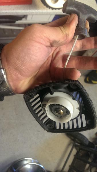 Trækstarter med wire