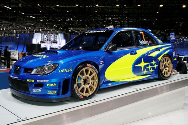 Farve til Subaru wrc