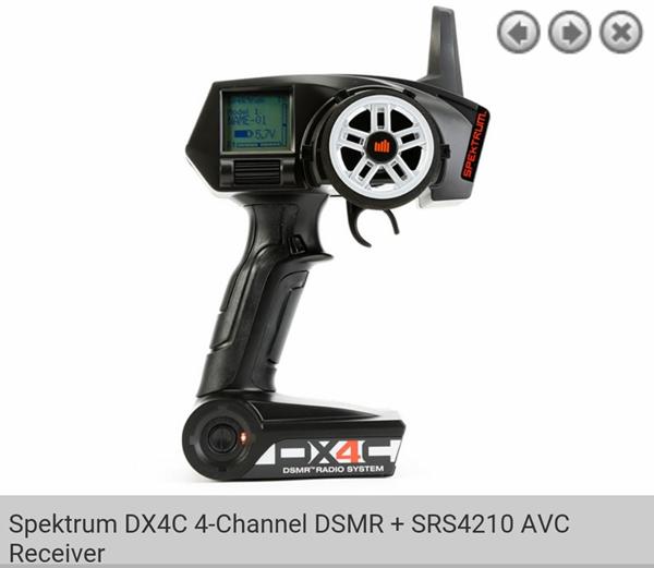 spektrum DX4C med avc