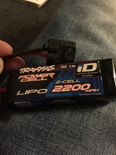 Balance lade Traxxas lipo på maxam