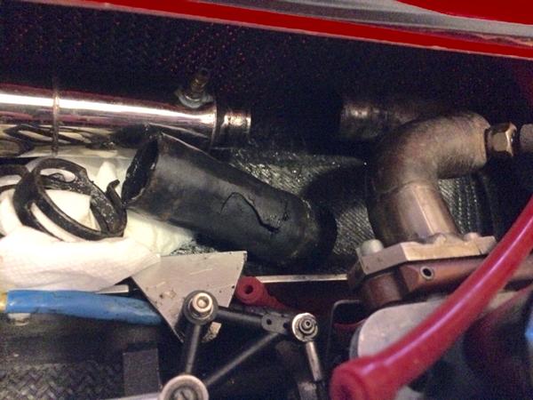 Silikone slange til udstødning