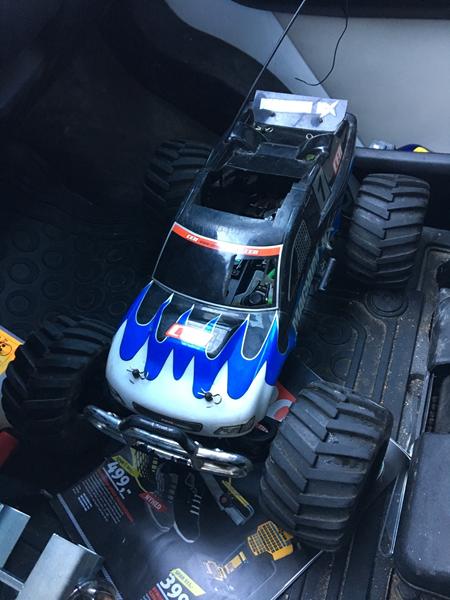 Justering af nitro motor