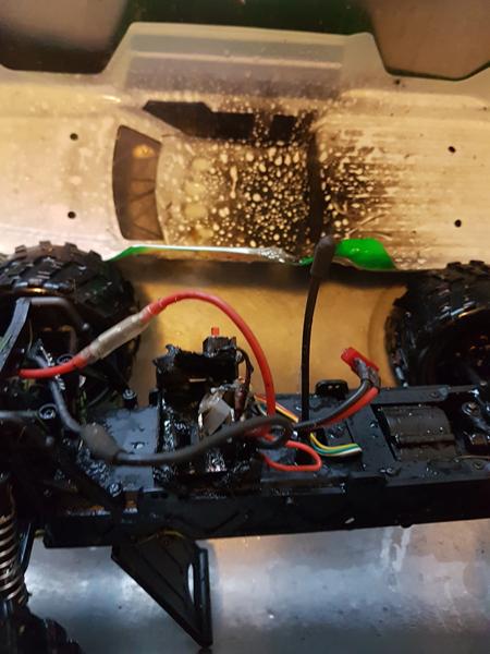 Ild i receiver på Terminator L969