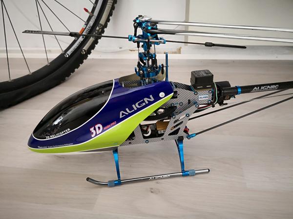Vudering af Align T-rex 450.