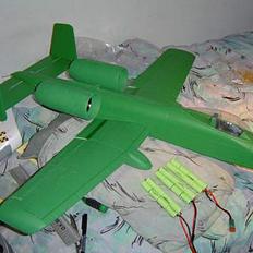 Fly A-10 Thunderbolt Crashet