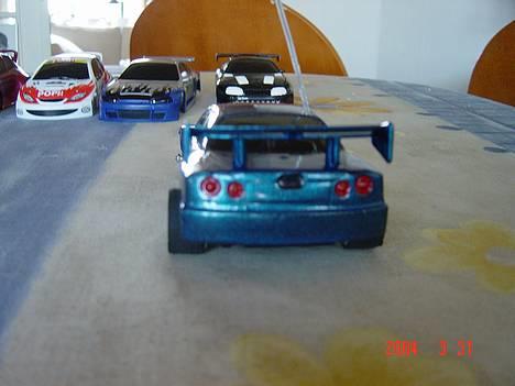 Bil Nissan Skyline (Race Tin) - Læg lige mærke til baglygterne! Har selv malet dem! billede 2