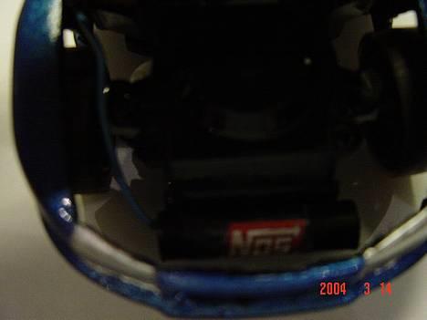 Bil Nissan Skyline (Race Tin) - Det røde Nos mærke man kan se er lattergas flasken! Fedt!  billede 6