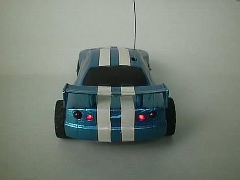 Bil RaceTin Skyline GT-R R34 - De røde lysdioder passede sq i størrelse til lygte-udskæringerne! billede 5