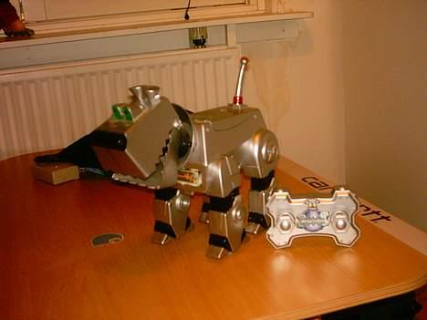 Robot Mega Byte - Hehe satte denne dumme hund en som en joke :P Men ja nu er den her stadig, så det ok :) billede 1