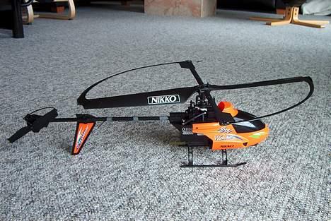 Helikopter Bagrotoren er gået stykk. - Helikopter uden øvestellet på. billede 15