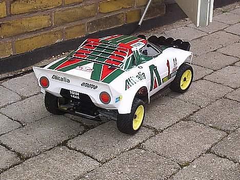 Bil Kyosho- Lancia Stratos billede 3
