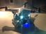 Multirotor dji phantom - med 25% lysstyrke på headlights