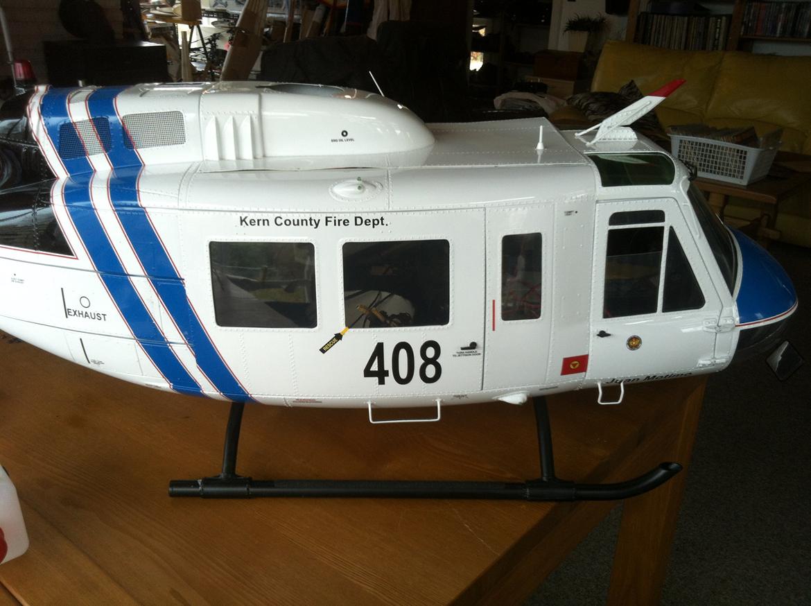 Helikopter Vario Bell 204.... Uh1 SOLGT billede 4