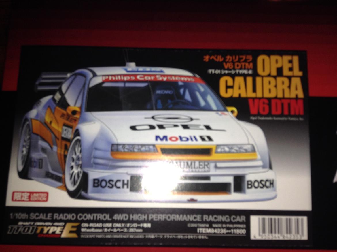 Bil tamiya tt-01 E opel calibra v6 dtm 1994 billede 2