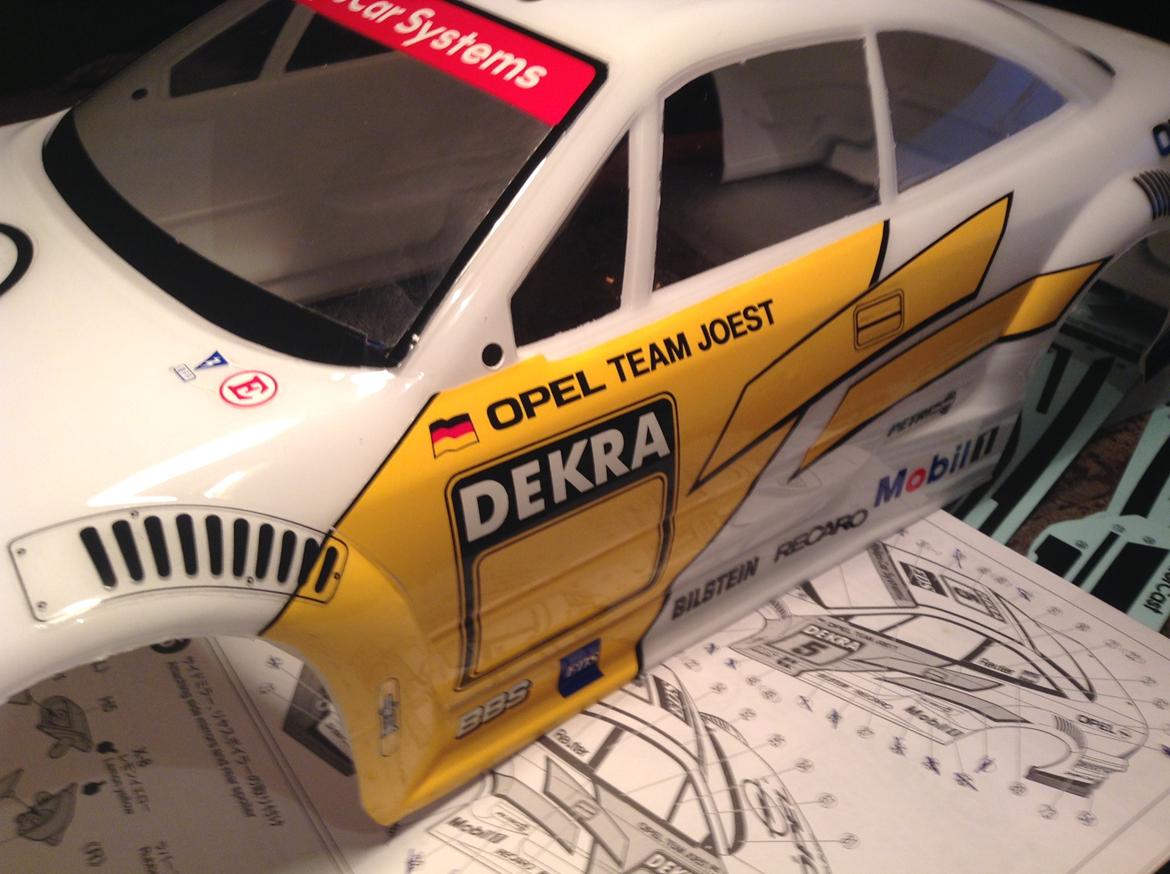 Bil tamiya tt-01 E opel calibra v6 dtm 1994 billede 7