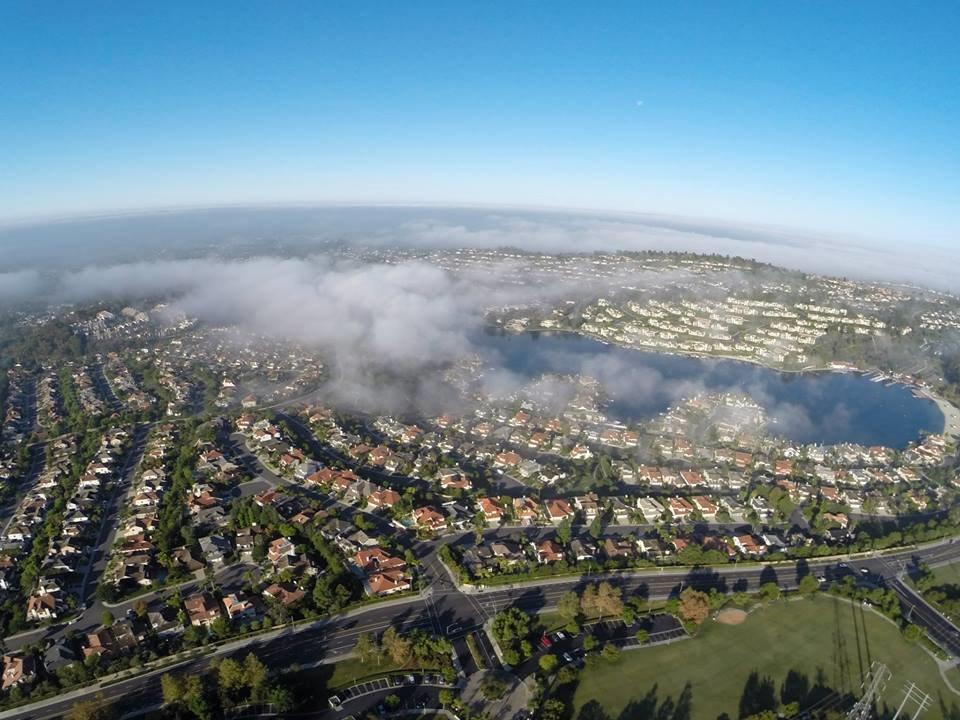 Multirotor DJI Phantom - Det her foto er nok taget tæt på 500 m højde.
El master er godt 100 m høje, og de er jo langt væk. billede 14