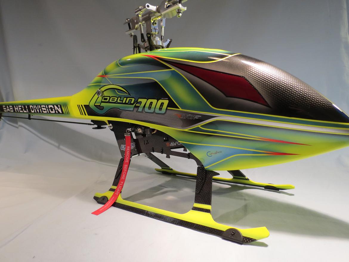 Helikopter S.A.B. Goblin 700 billede 1