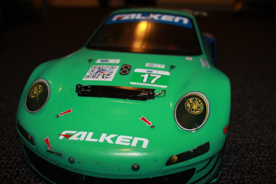 Bil HPI Sprint 2 Sport Falken Porsche GT3 billede 2