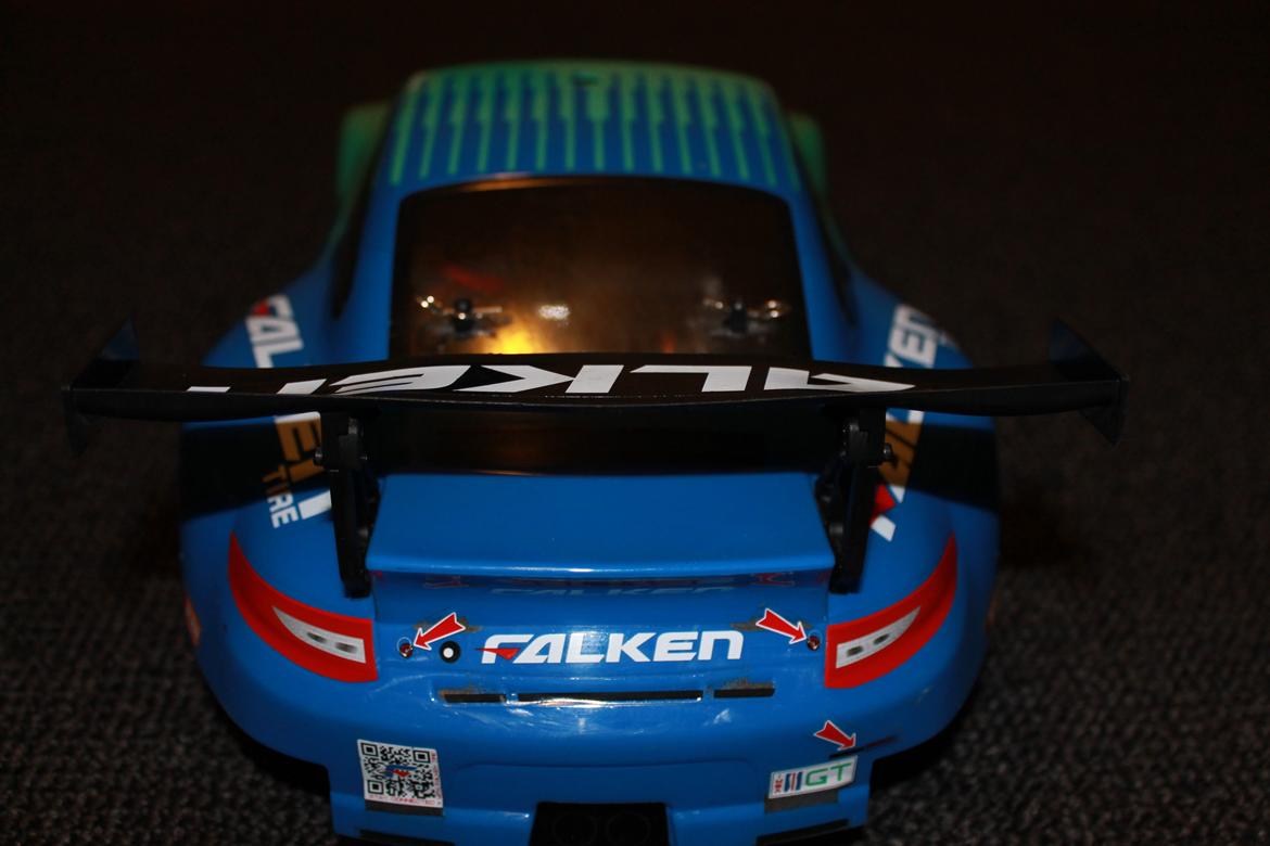 Bil HPI Sprint 2 Sport Falken Porsche GT3 billede 25