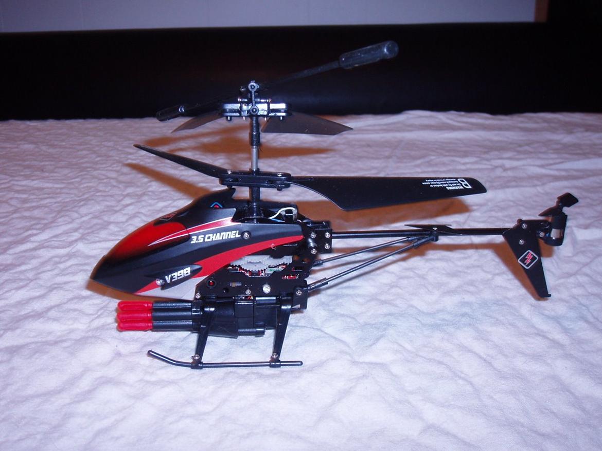 Helikopter V398  3,5Channel - Min første RC Helikopter;) billede 1
