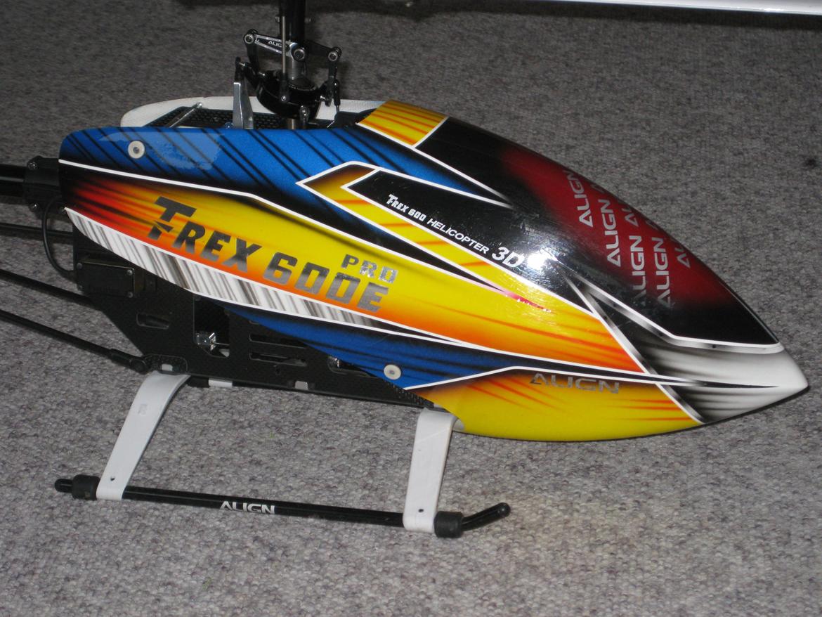 Helikopter T-REX 600 PRO EFL (solgt) billede 4