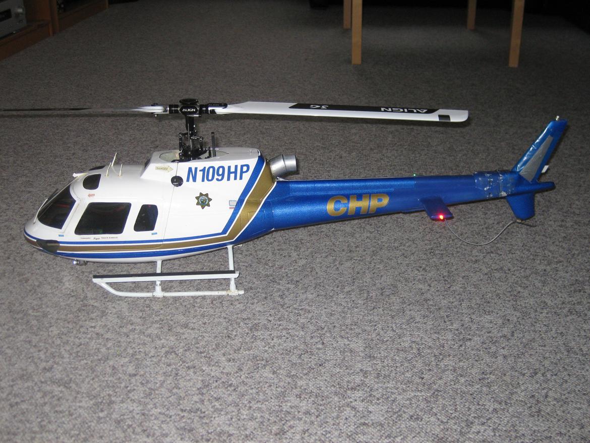 Helikopter T-REX 500,Ecureuil 350 (solgt) billede 9