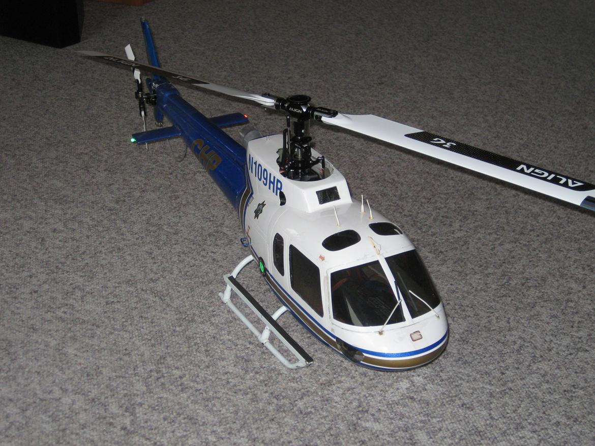 Helikopter T-REX 500,Ecureuil 350 (solgt) billede 10