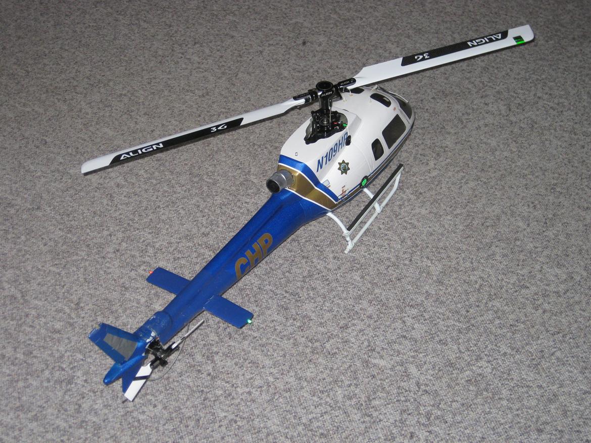 Helikopter T-REX 500,Ecureuil 350 (solgt) billede 13