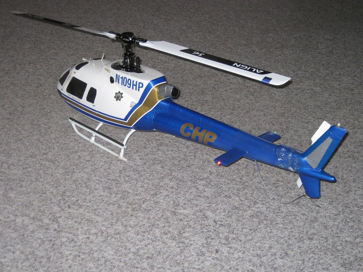 Helikopter T-REX 500,Ecureuil 350 (solgt) billede 14