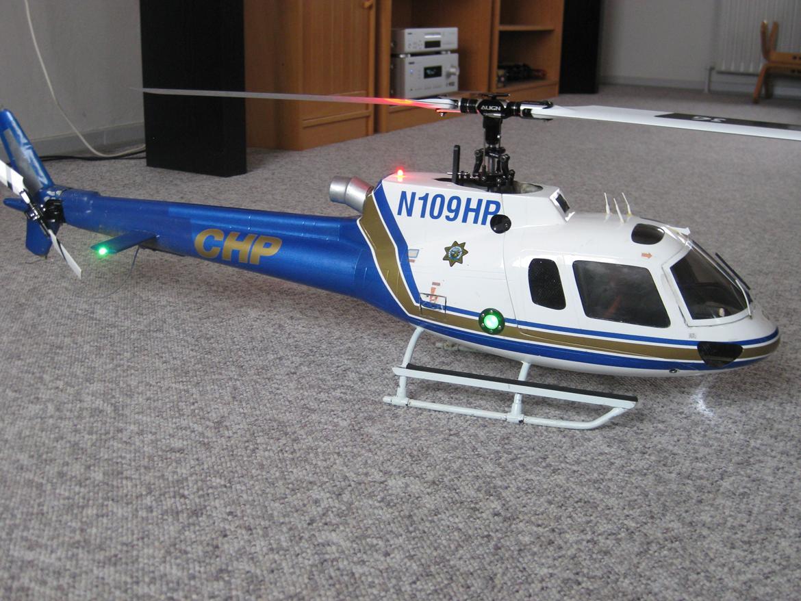 Helikopter T-REX 500,Ecureuil 350 (solgt) billede 15