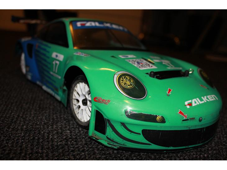 Bil HPI Sprint 2 Sport Falken Porsche GT3 billede 1
