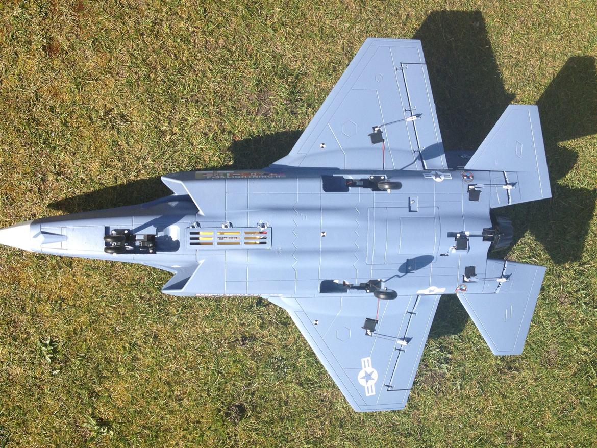 Fly F-35 70mm  360Vektor R.I.P billede 21