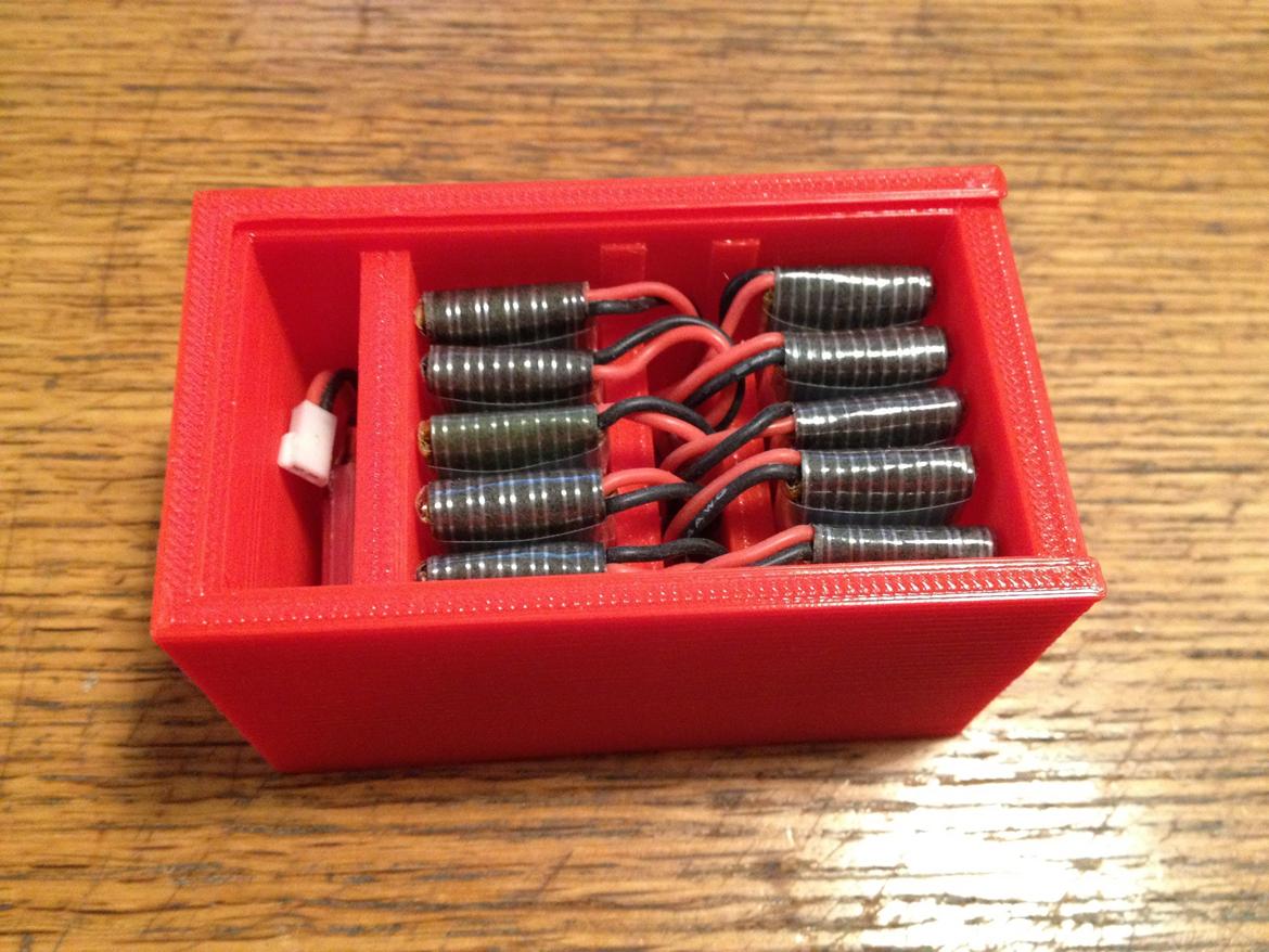 Multirotor Poulpc - Batteri kasse billede 3